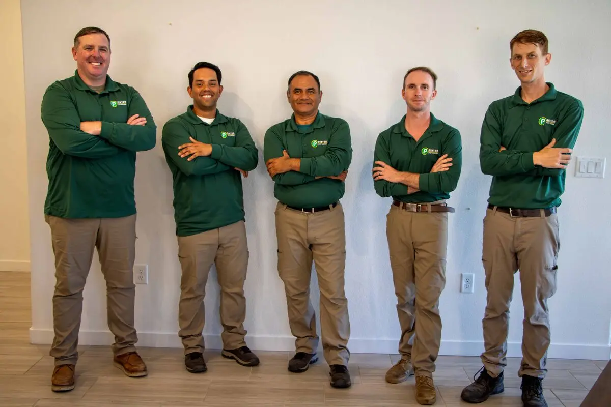 The Saucedo family team at Pointer Pest Control - a father-son owned business serving Sacramento